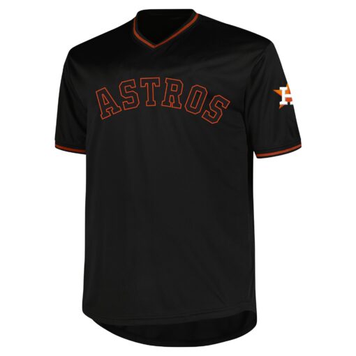 Men's Houston Astros Profile Black Big & Tall Pop Fashion Jersey - Image 2