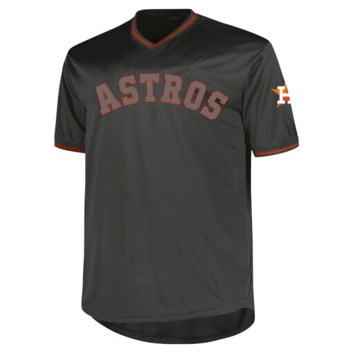 Men's Houston Astros Profile Charcoal Big & Tall Pop Fashion Jersey - Image 2