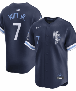Men's Kansas City Royals Bobby Witt Jr. Navy City Connect Limited Jersey