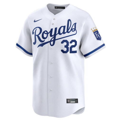 Nick Pratto 32 Kansas City Royals Home Limited Player Men Jersey - White - Image 2