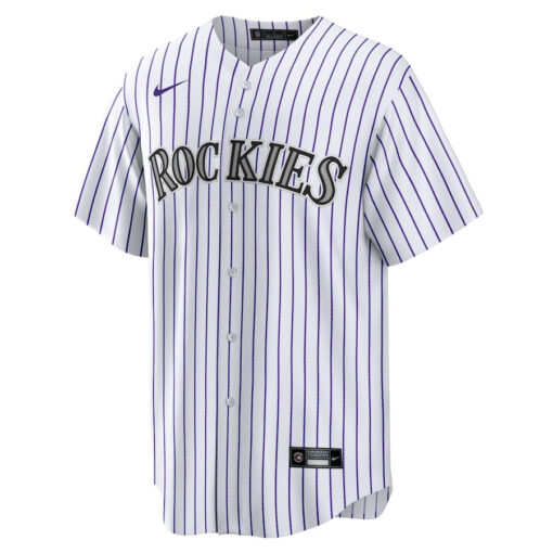 Nolan Jones 22 Colorado Rockies Home Men Jersey - White - Image 2