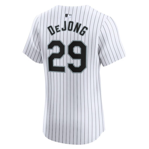 Paul DeJong 29 Chicago White Sox Home Elite Player Men Jersey - White - Image 3