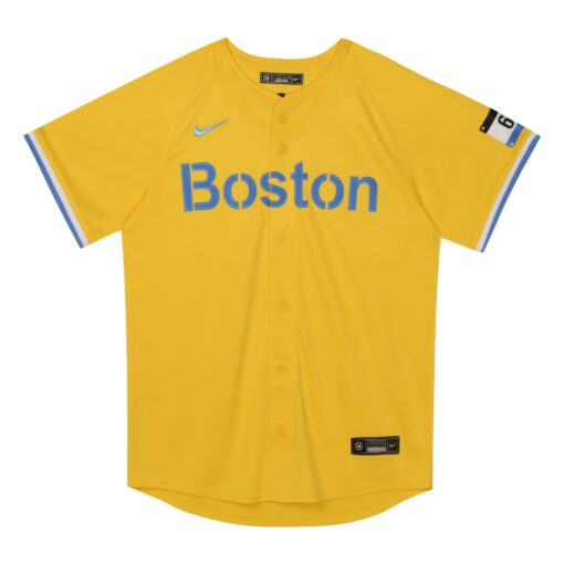 Preschool Boston Red Sox Rafael Devers Gold City Connect Limited Player Jersey - Image 2