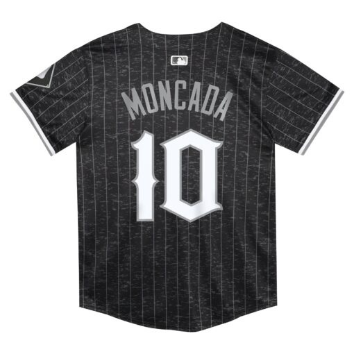Preschool Chicago White Sox Yoan Moncada Black City Connect Limited Player Jersey - Image 3