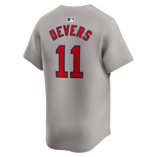 Rafael Devers 11 Boston Red Sox Away Limited Player Men Jersey - Gray - Image 3