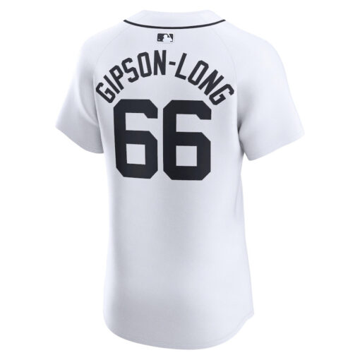 Sawyer Gipson-Long 66 Detroit Tigers Home Elite Player Men Jersey - White - Image 3