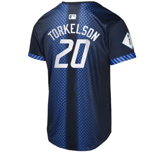 Spencer Torkelson 20 Detroit Tigers 2024 City Connect Limited YOUTH Jersey - Navy - Image 3