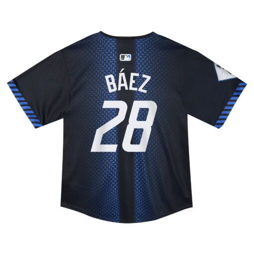 Toddler Detroit Tigers Javier Baez Navy 2024 City Connect Limited Jersey - Image 3