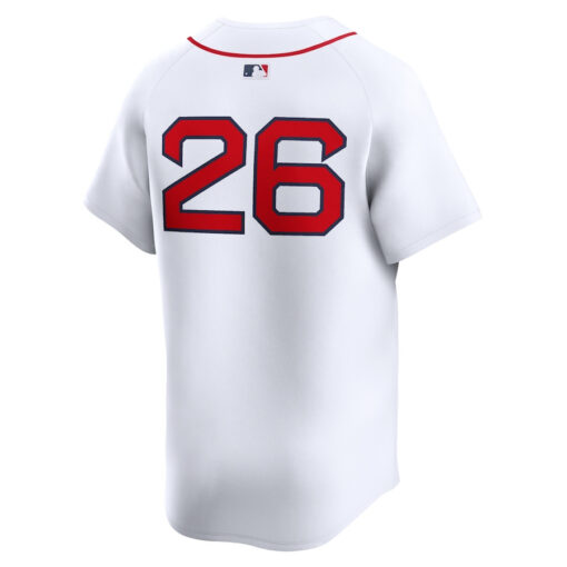 Wade Boggs 26 Boston Red Sox Home Limited Player Men Jersey - White - Image 3