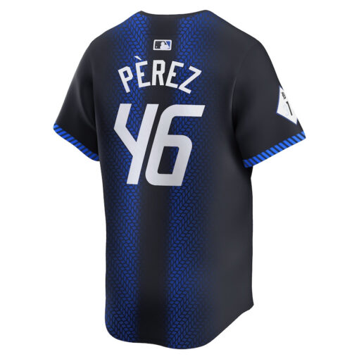 Wenceel Perez 46 Detroit Tigers 2024 City Connect Limited Men Jersey - Navy - Image 3