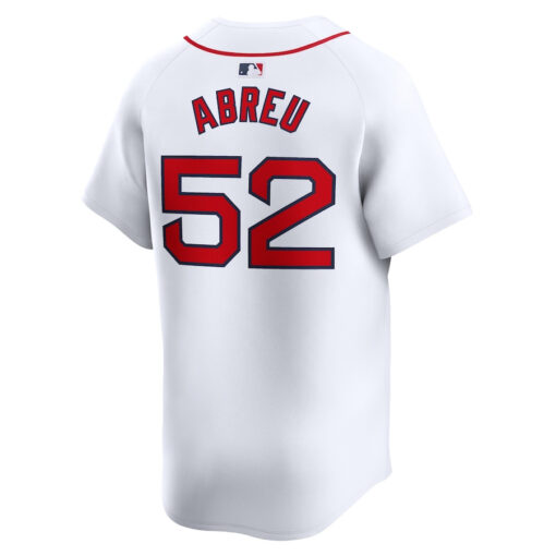 Wilyer Abreu 52 Boston Red Sox Home Limited Men Jersey - White - Image 3