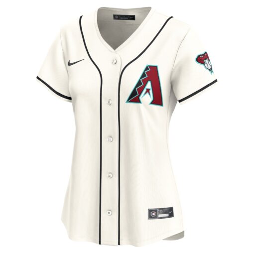 Women's Arizona Diamondbacks Corbin Carroll White Home Limited Player Jersey - Image 2