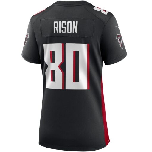 Women's Atlanta Falcons Andre Rison Black Game Retired Player Jersey - Image 3