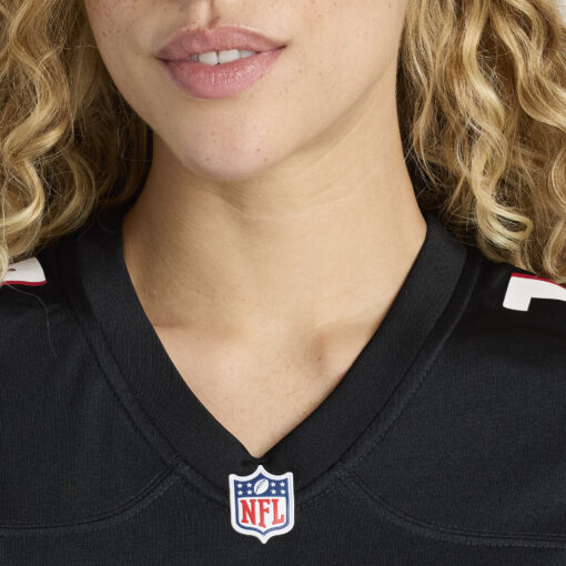 Women's Atlanta Falcons Chris Lindstrom Black Game Jersey - Image 6