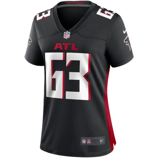 Women's Atlanta Falcons Chris Lindstrom Black Game Jersey - Image 2