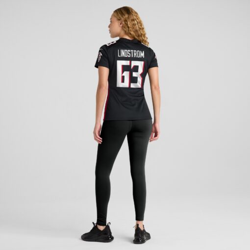 Women's Atlanta Falcons Chris Lindstrom Black Game Jersey - Image 5