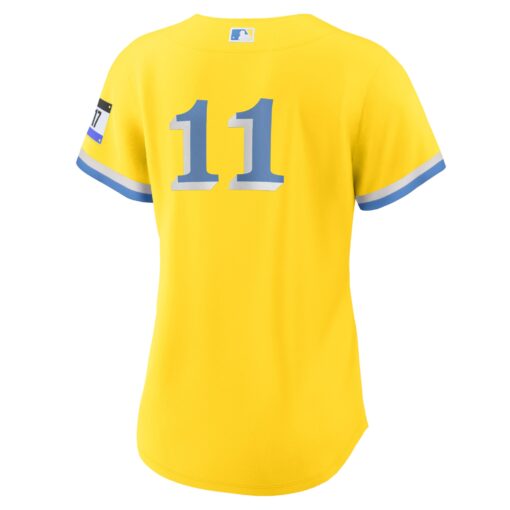 Women's Boston Red Sox Rafael Devers Gold City Connect Player Jersey - Image 3