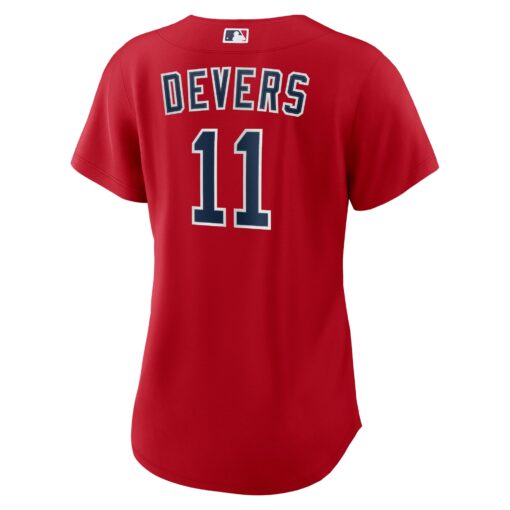 Women's Boston Red Sox Rafael Devers Red Alternate Player Jersey - Image 3