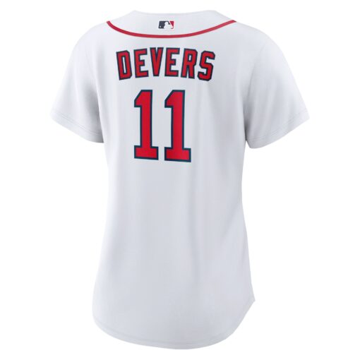 Women's Boston Red Sox Rafael Devers White Home Player Jersey - Image 3