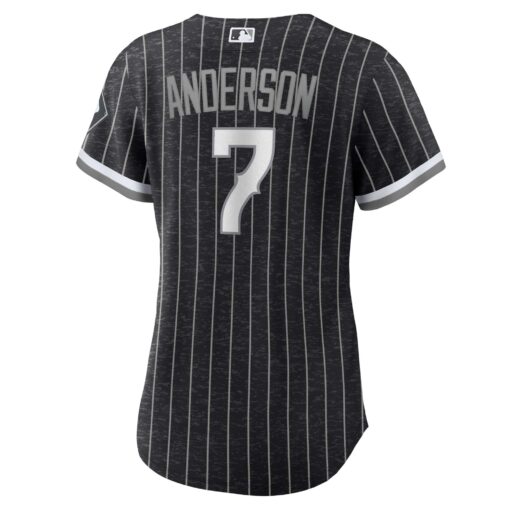 Women's Chicago White Sox Tim Anderson Black City Connect Player Jersey - Image 3