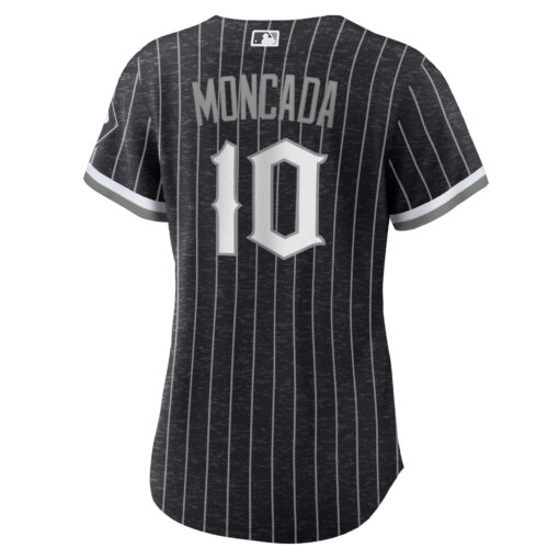 Women's Chicago White Sox Yoan Moncada Black City Connect Player Jersey - Image 3