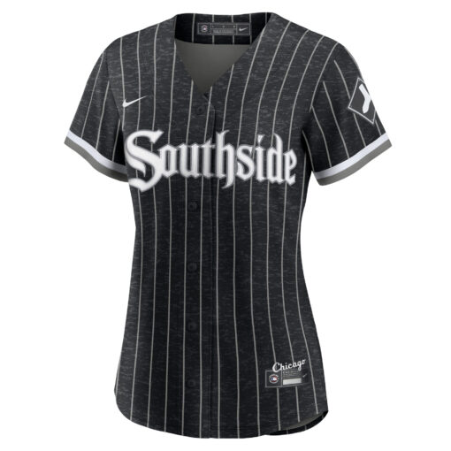 Women's Chicago White Sox Yoan Moncada Black City Connect Player Jersey - Image 2