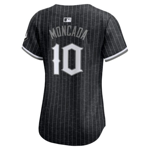 Women's Chicago White Sox YoÃ¡n Moncada Black City Connect Limited Player Jersey - Image 3