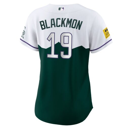 Women's Colorado Rockies Charlie Blackmon White City Connect Player Jersey - Image 3