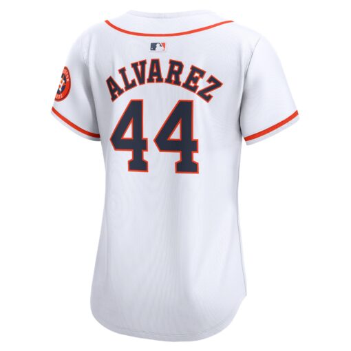 Women's Houston Astros Yordan Alvarez White Home Limited Player Jersey - Image 3