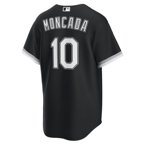 Yoan Moncada 10 Chicago White Sox Alternate Player Men Jersey - Black - Image 3