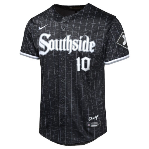 Yoan Moncada 10 Chicago White Sox City Connect Limited YOUTH Jersey - Black - Image 2