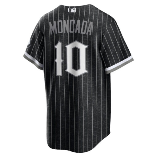 Yoan Moncada 10 Chicago White Sox City Connect Player Men Jersey - Black - Image 3