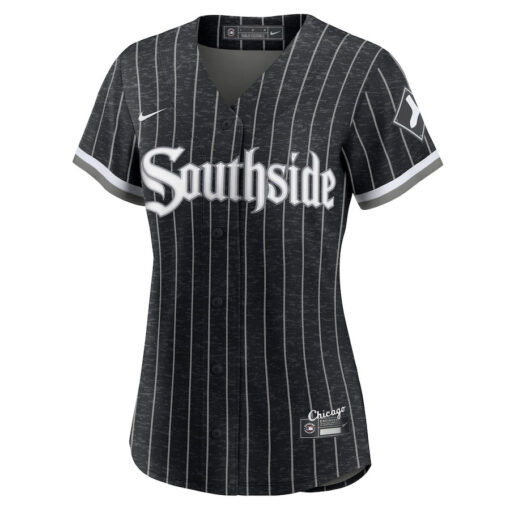 Yoan Moncada 10 Chicago White Sox City Connect Player Women Jersey - Black - Image 2