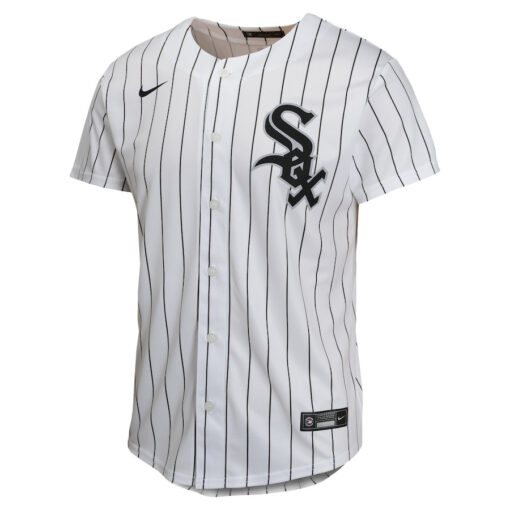 Yoan Moncada 10 Chicago White Sox Home Game Player YOUTH Jersey - White - Image 2