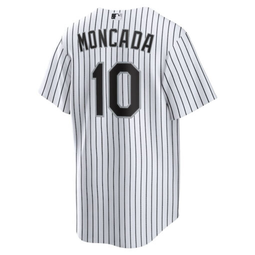 Yoan Moncada 10 Chicago White Sox Home Limited Player Men Jersey - White - Image 3