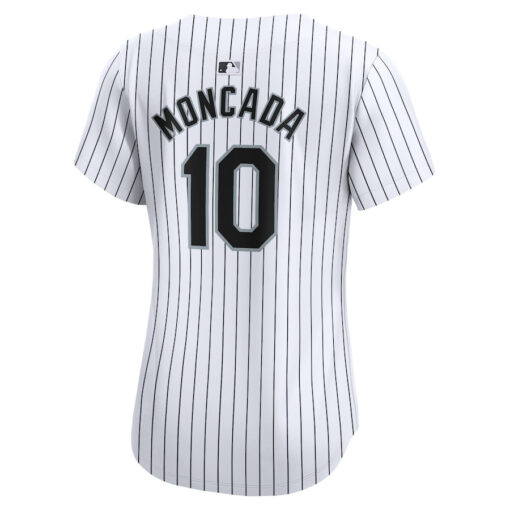 Yoan Moncada 10 Chicago White Sox Home Limited Player Women Jersey - White - Image 3