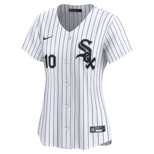 Yoan Moncada 10 Chicago White Sox Home Limited Player Women Jersey - White - Image 2