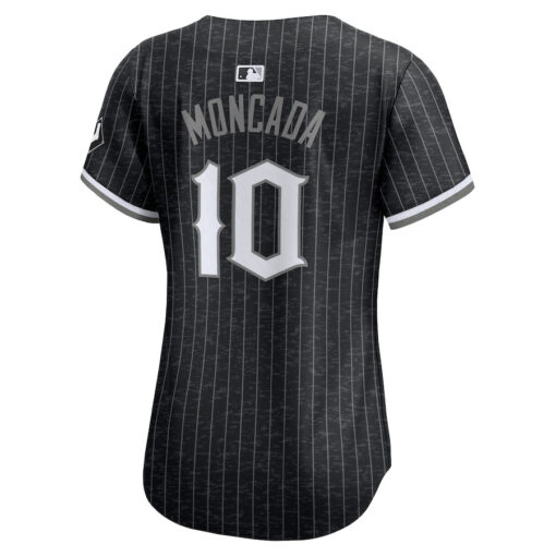 YoÃ¡n Moncada 10 Chicago White Sox City Connect Limited Women Jersey - Black - Image 3