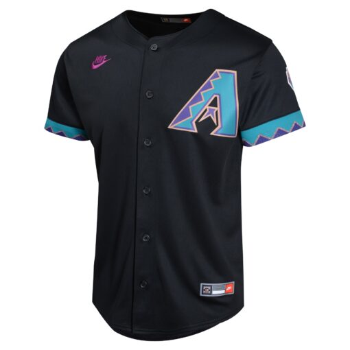 Youth Arizona Diamondbacks Randy Johnson Black Cooperstown Collection Limited Player Jersey - Image 2