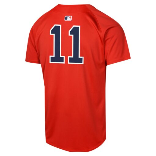 Youth Boston Red Sox Rafael Devers Red Alternate Limited Player Jersey - Image 3