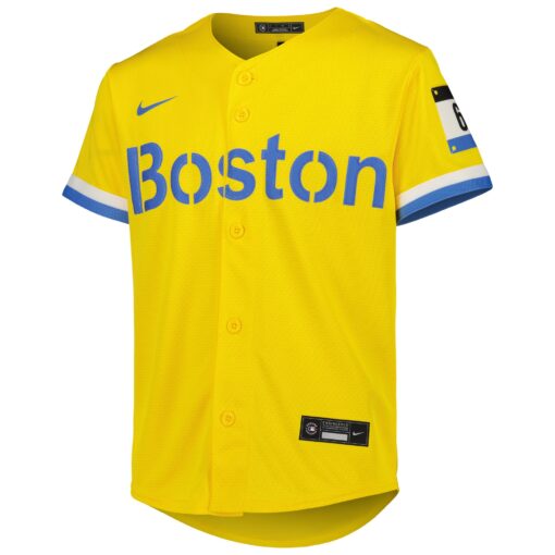Youth Boston Red Sox Trevor Story Gold City Connect Player Jersey - Image 2