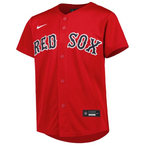 Youth Boston Red Sox Trevor Story Red Alternate Player Jersey - Image 2