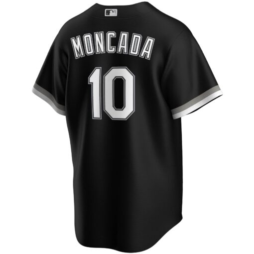Youth Chicago White Sox Yoan Moncada Black Alternate Player Jersey - Image 3