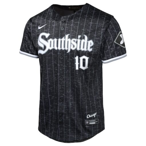 Youth Chicago White Sox Yoan Moncada Black City Connect Limited Player Jersey - Image 2