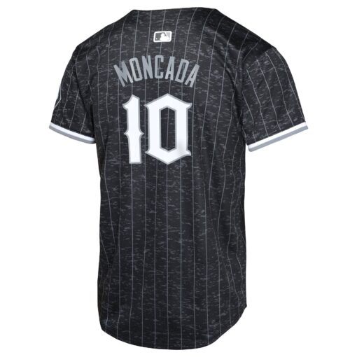 Youth Chicago White Sox Yoan Moncada Black City Connect Limited Player Jersey - Image 3