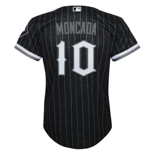 Youth Chicago White Sox Yoan Moncada Black City Connect Player Jersey - Image 3