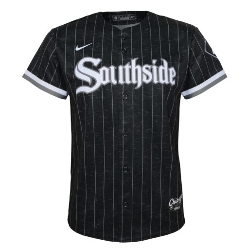 Youth Chicago White Sox Yoan Moncada Black City Connect Player Jersey - Image 2