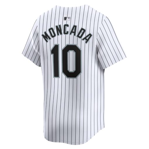 Youth Chicago White Sox Yoan Moncada White Home Limited Player Jersey - Image 3