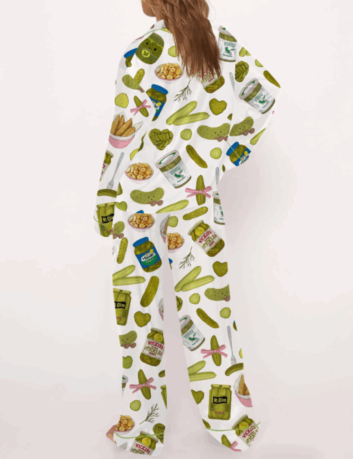 Queen Elizabeth Il Vintage Pajama Set For Women, Print Comfy Satin Sleepwear & Loungewear Pjs - Image 6