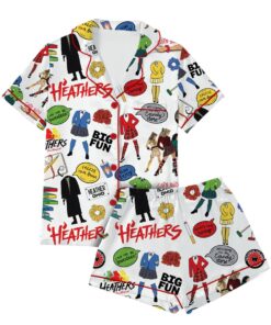 Alternative view of Heathers Vintage Movie Satin Pajamas Set For Women
